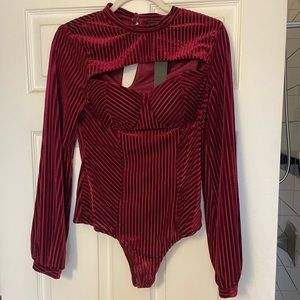 Lulus red bodysuit